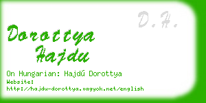 dorottya hajdu business card